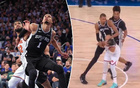 NBA不升级文班亚马对布伦森的推人犯规