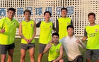 记者晒照：青岛籍朝鲜族海归小将金世明跟随青岛西海岸队训练